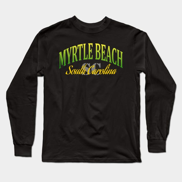 City Pride: Myrtle Beach, South Carolina Long Sleeve T-Shirt by Naves